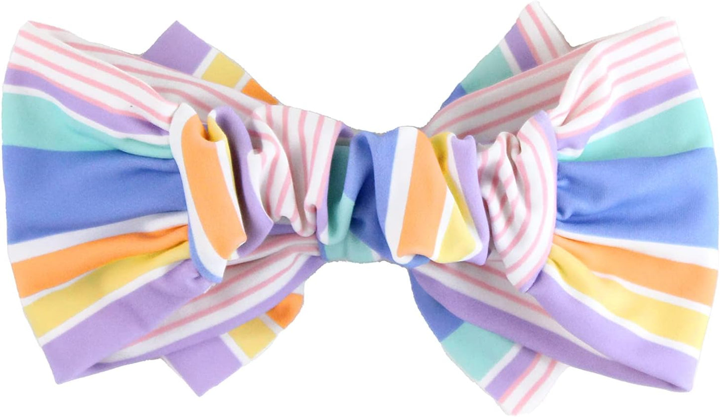 RuffleButtsÂŽ Girls Swim Bow Headband