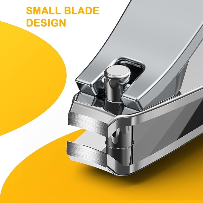 BEZOX Safe Baby Nail Clippers, Small Jaw Kids Nail Clipper Trimmers for Infants, Child and Toddlers, Precision Nail Grooming Tool for Tiny Fingers and Toes - Silver