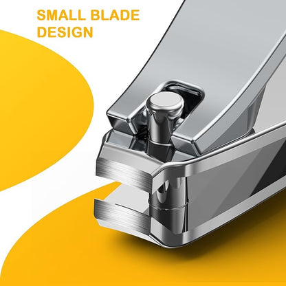 BEZOX Safe Baby Nail Clippers, Small Jaw Kids Nail Clipper Trimmers for Infants, Child and Toddlers, Precision Nail Grooming Tool for Tiny Fingers and Toes - Silver