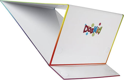 Tabletop Magnetic Easel & Whiteboard (2 Sides) Includes: 4 Dry Erase Markers. Drawing Art White Board Educational Kids Toy