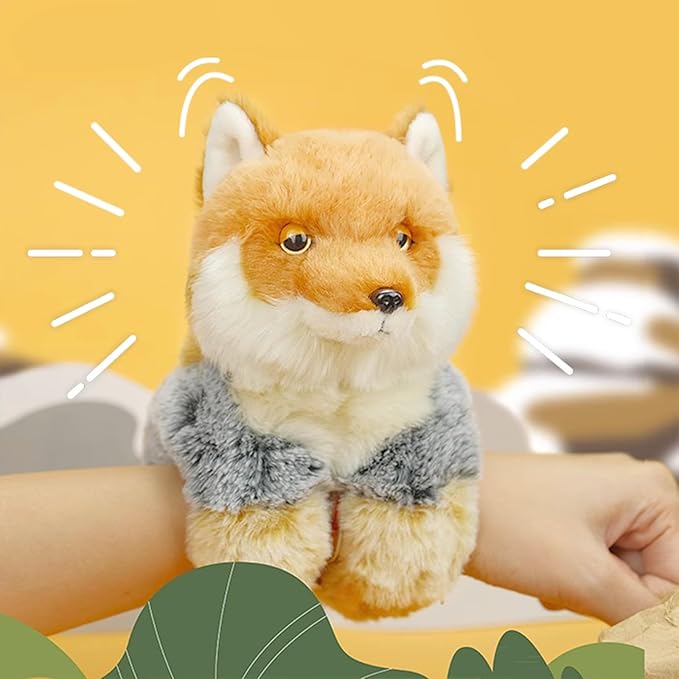 Tibetan Fox Plush Toy, Tibetan Fox Bracelet, Plush Toy for Kids Toy Bracelet…