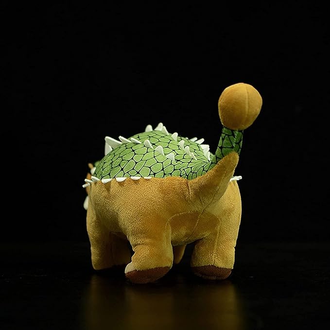 ZHONGXIN MADE Simulation Ankylosaurus Dinosaur Stuffed Plush Toy- 14inch Green Dinosaur Dragon Plushie, Figurines Dinosaur Stuffed Model Toys Soft, Gifts for Kids