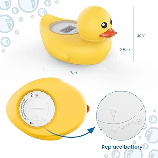 Baby Bath Thermometer Famidoc FDTH-V0-22 Water Temperature Test Floating on