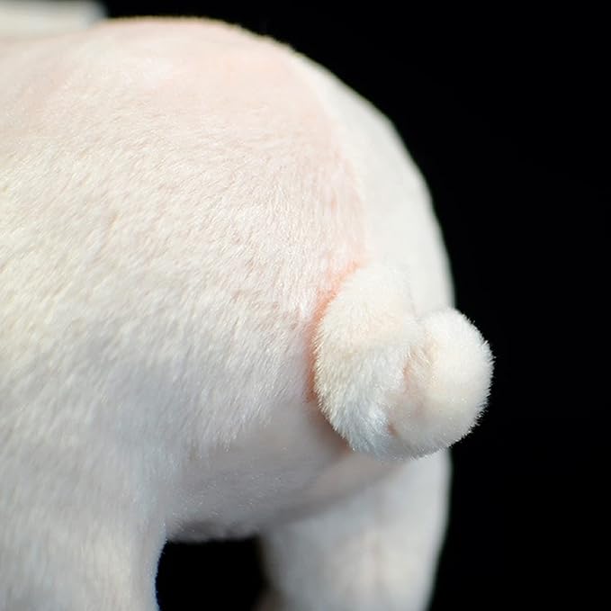 ZHONGXIN MADE Simulation Pink Pig Plush Toy - Cute 14inch Pig Stuffed Animal Toys, Soft Pig Pillow, Lifelike Pig Plushie Toys Hugging Pillow Gifts for Kids