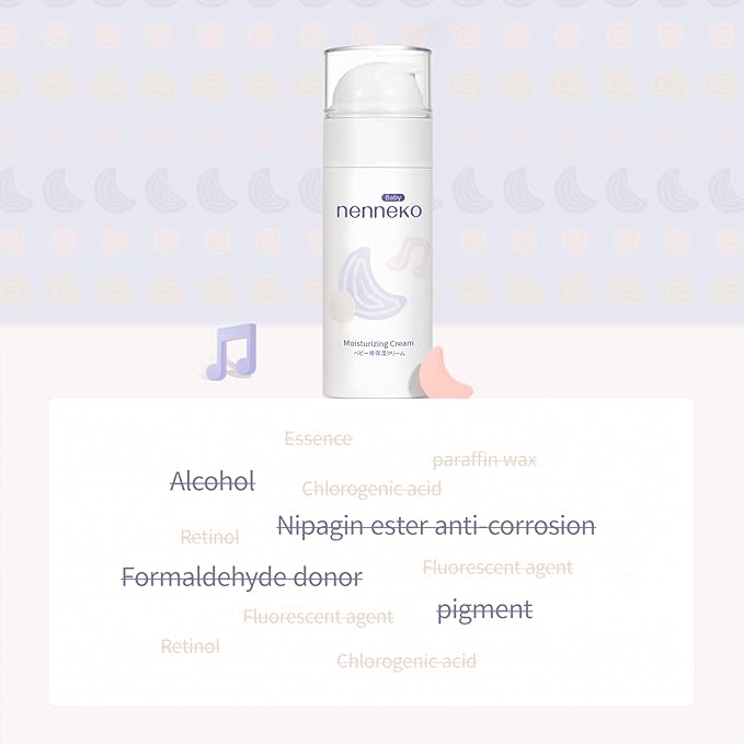 NENNEKO Baby Daily Moisture Moisturizing Lotion, Moisturizing Skin Cream for Baby Dry & Sensitive Skin