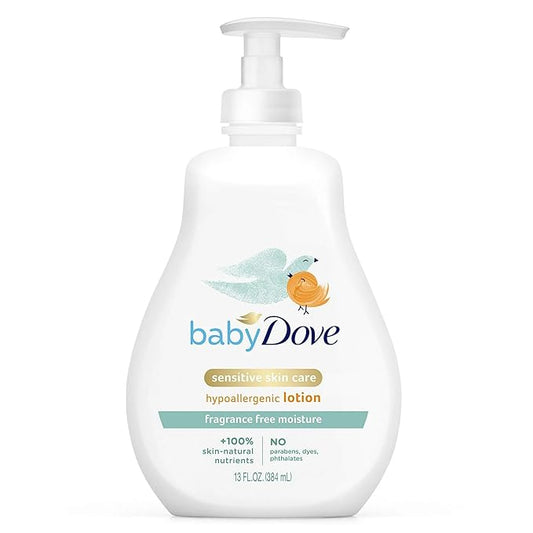 Baby Dove Sensitive Moisture Face and Body Lotion 13 oz(Pack 4)