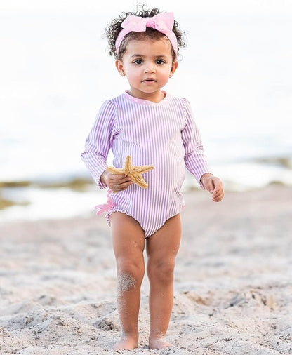 RuffleButtsÂŽ Girls Swim Bow Headband