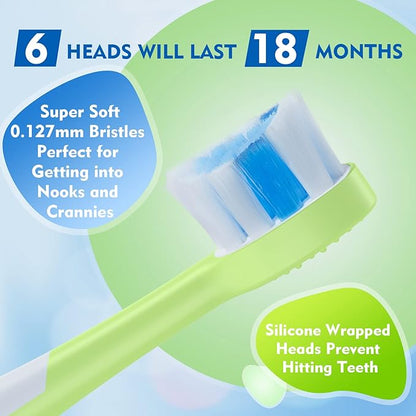 Kids Electric Toothbrushes Sonic Rechargeable Tooth Brush Gifts for Boys and Girls Smart Timer Power Toothbrush - Blue 3 4 5 6 7 8 9 10 11 12 (Pink)