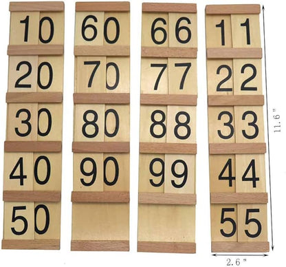 Kghios Montessori Math Toys Material for Toddlers Seguin Boards with Beads Home Edition,Montessori Seguin Boards & Beads