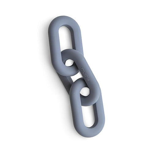 mushie Silicone Baby Links Teether Toy (Tradewinds)