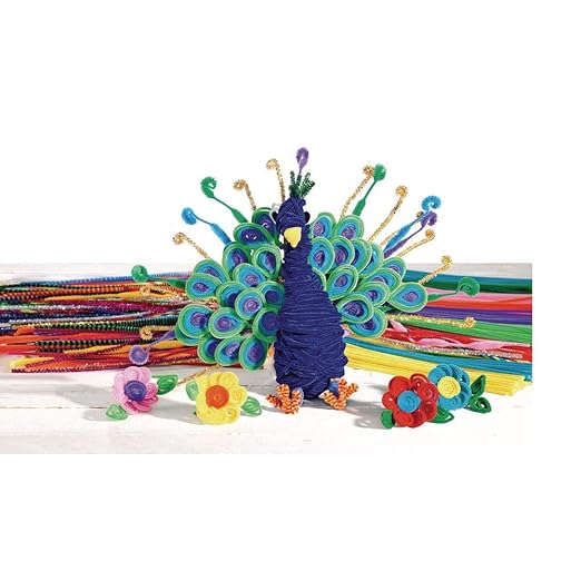 Colorations Purple Chenille Stem Pipe Cleaners, Pack of 100, Arts & Crafts, Decorating, STEM, Single Color, Activities for Kids, Crafting, Straw Cleaner, DIY