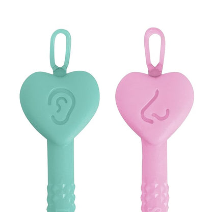 Dr. Talbot's Safe Ear Wax Removal Tool and Nose Cleaner for Baby with Travel Case - 2-Pack