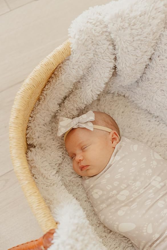Copper Pearl Baby Bows: Stylish Headbands for Baby Girls, Premium Soft and Stretchy Baby Headbands