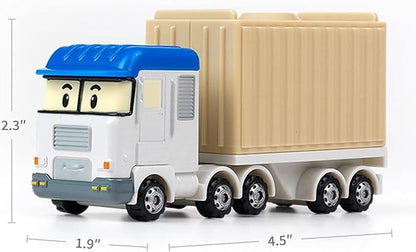 Robocar Poli, Terry DIE-CAST Metal Toy Cars 1-5 Boys