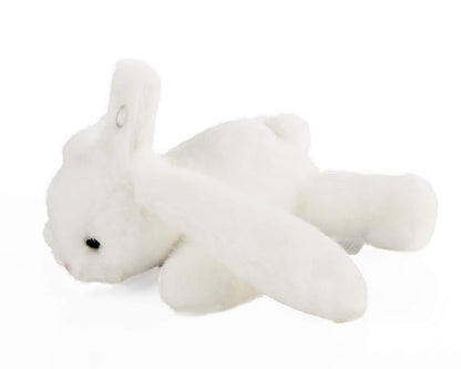 Furry Friend Pacifier Plush Toy - Ultra Soft Cuddly 100% Polyester with Medical Grade Silicone Pacifier (Color Varies), Machine Washable