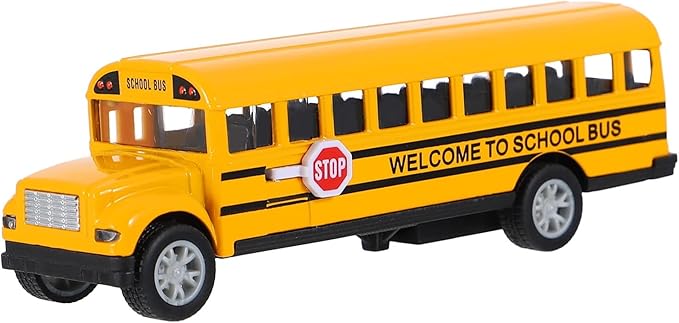 Gadpiparty 1pc School Bus Toy Car Kids School Bus School
