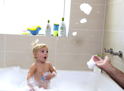 Babyganics Baby Shampoo + Body Wash Pump Bottle, Fragrance Free 16 Fl