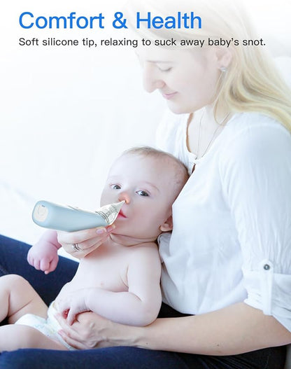 Baby Nasal Aspirator, Electric Nose Sucker with 5 Levels Suction