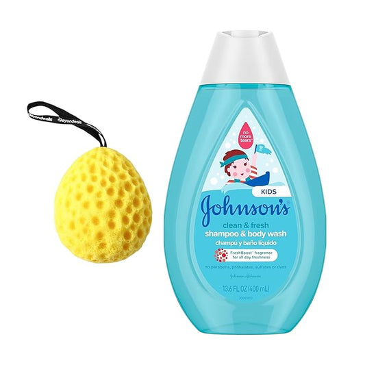 Johnson'S Baby Baby Shampoo And Body Wash, 13.6 Fl Oz 1]