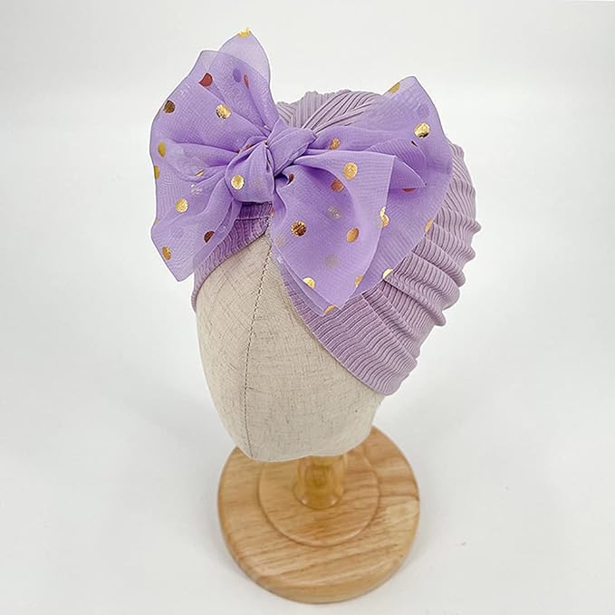 XYX Baby Girl Toddlers Breathable Cotton Hat Newborn Knotted Hat