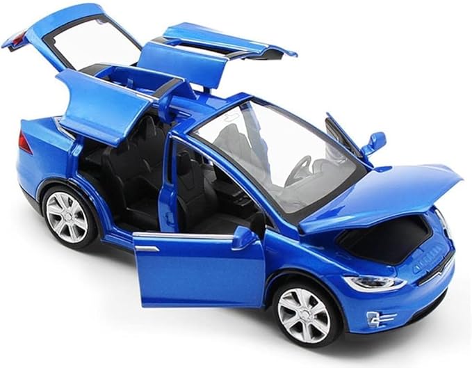 1:32 Scale Model X Alloy Car Model Diecast Toy Vehicles for Kids, Car Model Toy，Pull Back Alloy Car with Lights and Music