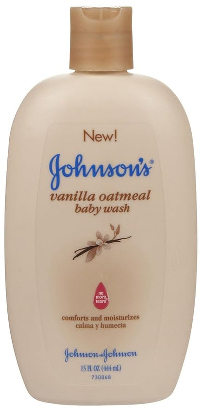 Johnson's Baby Wash - Vanilla Oatmeal 15 oz