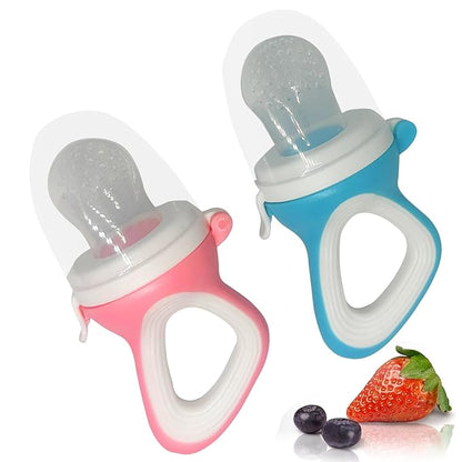 Generic Baby fresh fruit feeder, baby fruit feeder pacifier (Pink)