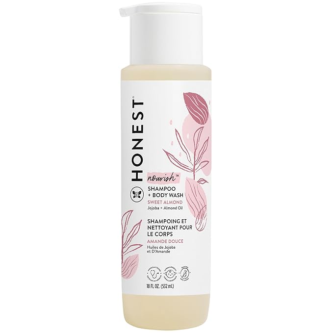 The Honest Company 2-in-1 Cleansing Shampoo + Body Wash | Gentle for Baby 18 fl