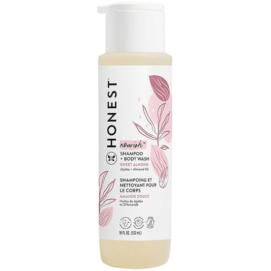 The Honest Company 2-in-1 Cleansing Shampoo + Body Wash | Gentle for Baby 18 fl