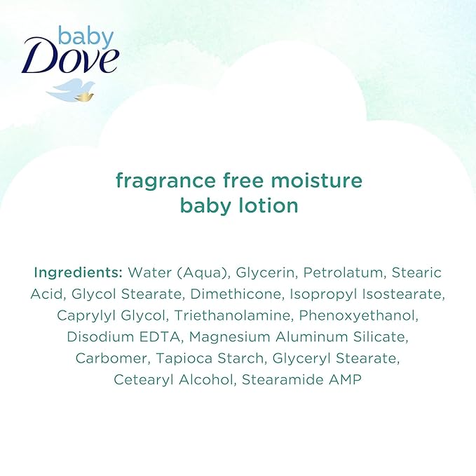 Baby Dove Sensitive Moisture Face and Body Lotion 13 oz(Pack 4)