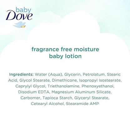 Baby Dove Sensitive Moisture Face and Body Lotion 13 oz(Pack 4)
