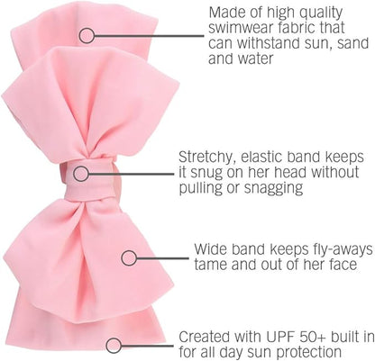 RuffleButtsÂŽ Girls Swim Bow Headband