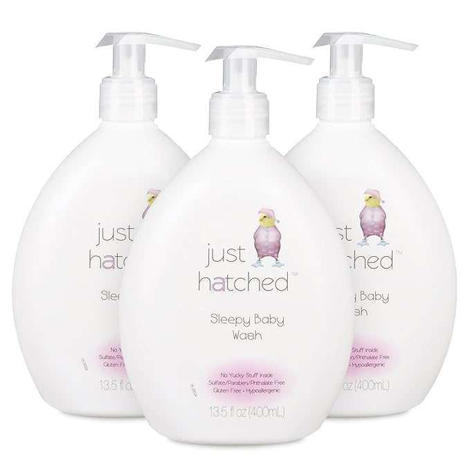 Sleepy Baby Wash Multi-Pack - Relaxing Bath + Body, Snuggly Yummy Fragrance 13.5 fl (3 Pack)
