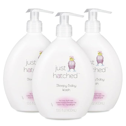 Sleepy Baby Wash Multi-Pack - Relaxing Bath + Body, Snuggly Yummy Fragrance 13.5 fl (3 Pack)