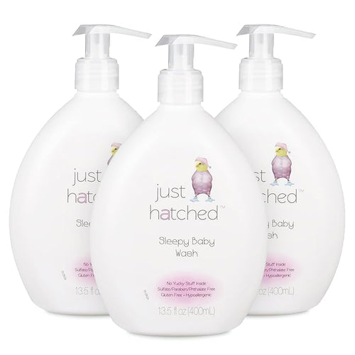 Sleepy Baby Wash Multi-Pack - Relaxing Bath + Body, Snuggly Yummy Fragrance 13.5 fl (3 Pack)