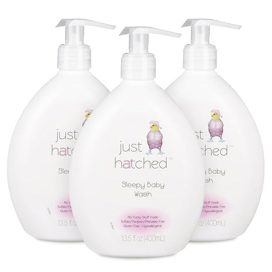 Sleepy Baby Wash Multi-Pack - Relaxing Bath + Body, Snuggly Yummy Fragrance 13.5 fl (3 Pack)