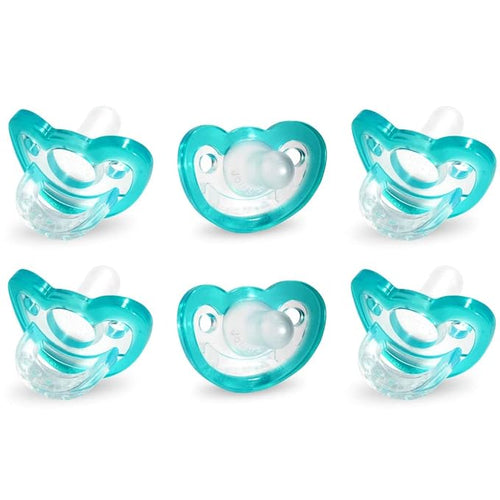 RaZbaby JollyPop Baby Pacifier for Newborns 0-3m - Soft BPA Free Medical Grade Silicone Made in The USA with a Durable one Piece Construction 6