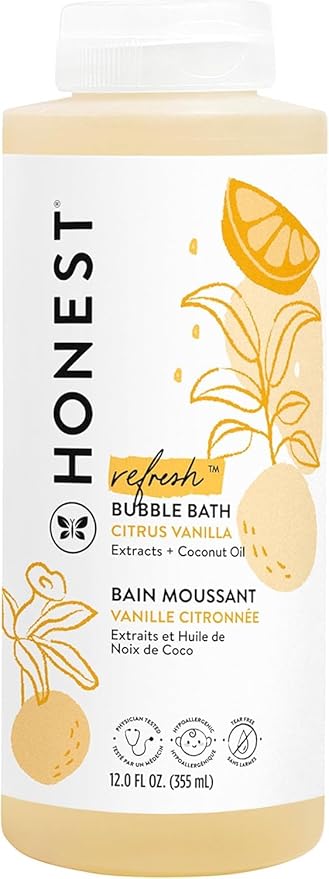 The Honest Company Foaming Bubble Bath | Gentle for Baby 12 fl