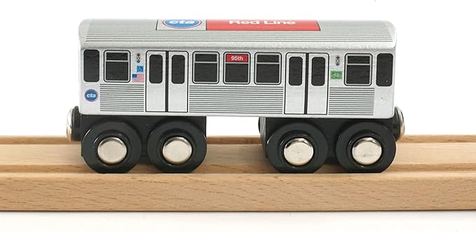 MUNI PALS Munipals Chicago Transit Authority Wooden Railway Red Line–Child
