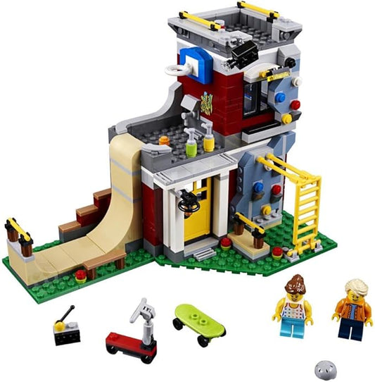 LEGO Creator 3in1 Modular Skate House 31081 Building Kit (422 Piece)