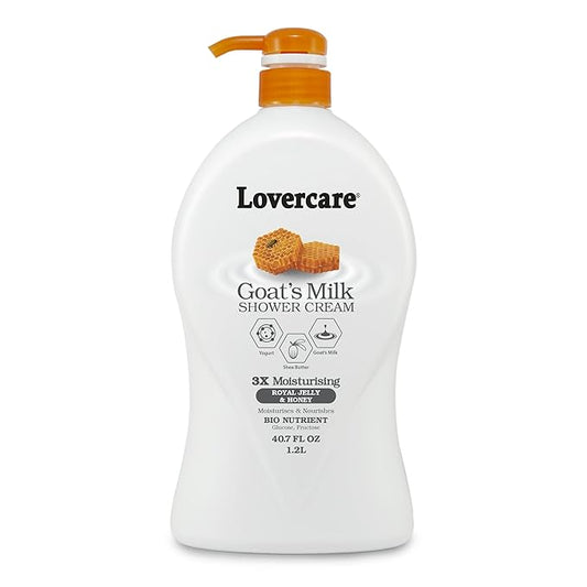 Lovercare Goat's Milk Moisturizing Body Wash Shower Cream Royal Jelly 40.7 Fl