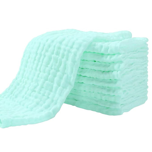 Muslin Burp Cloths for Baby 10 Pack 100% Cotton Baby 20''X10'' Super