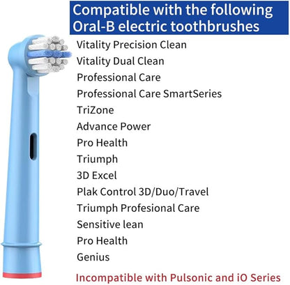 12pcs Kids Replacement Heads Compatible with Braun Oral B Kids Electric Toothbrush, Ultra Soft Bristles