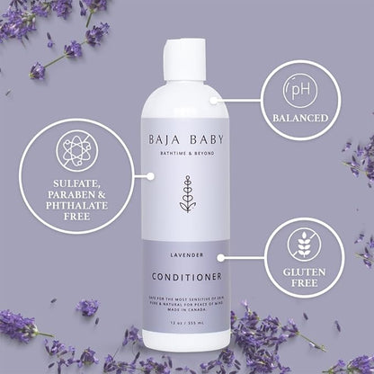 Baja Baby Lavender Conditioner - Organic, Gluten-Free 12 oz
