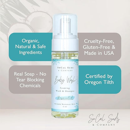SoCal Suds & Company - 2-in-1 Organic Foaming Shampoo & Body Wash 6oz
