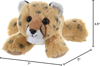 Wild Republic Cheetah Pup Plush, Stuffed Animal, Plush Toy, Gifts for Kids, Hug’Ems 7