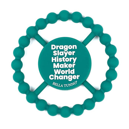 Bella Tunno Happy Teether ??Soft & Easy Grip Baby Teether Toy, Silicone Teether Ring to Help Soothe Gums