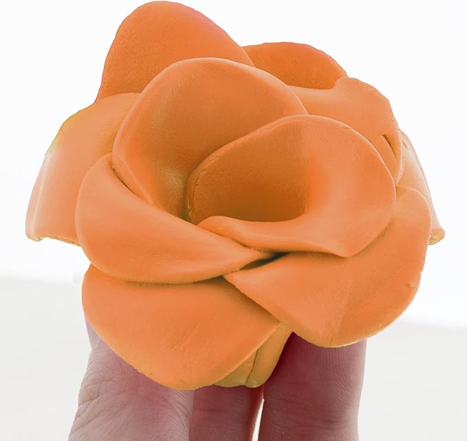 BAZIC Modeling Clay Orange Color 1 LB, Light Dough Art Craft, Non Toxic Gift for Artist Kids Toddler Boys Girls, Bulk for Classroom, 24-Pack