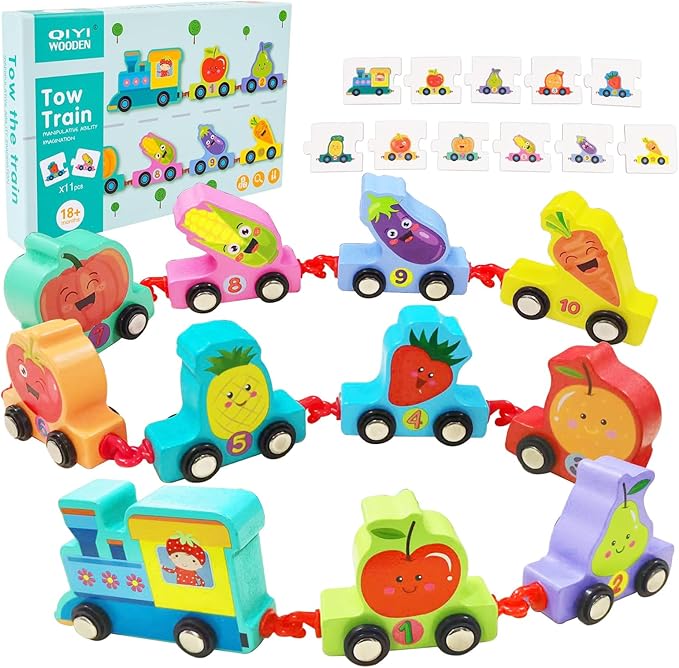 Toddler Toys for 2 4 3 Year Old Boys and 2-5 Montessori 2 Year 11 PCS