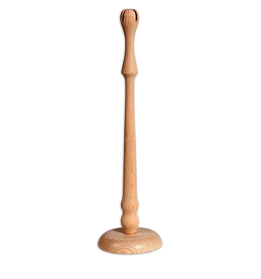 TickiT - 73911 Wooden Ring Stand Base - Heuristic Play - Loose Parts Montessori-Style Toy - Natural Toddler Toys